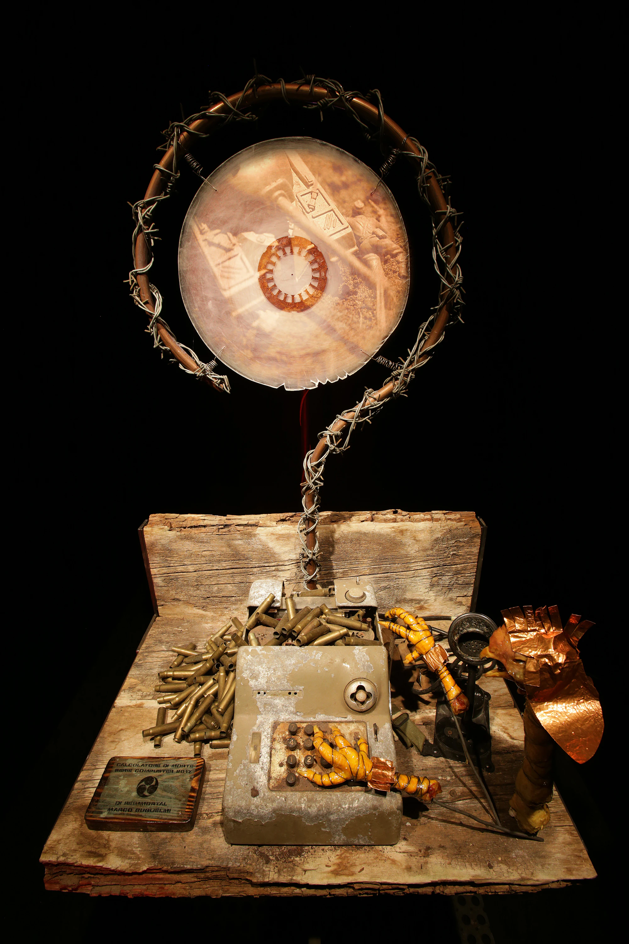 MARCO GUGLIELMI, "Calcolatore di Morte" (ComPUSter n.03) by 11[HH] Art Gallery...