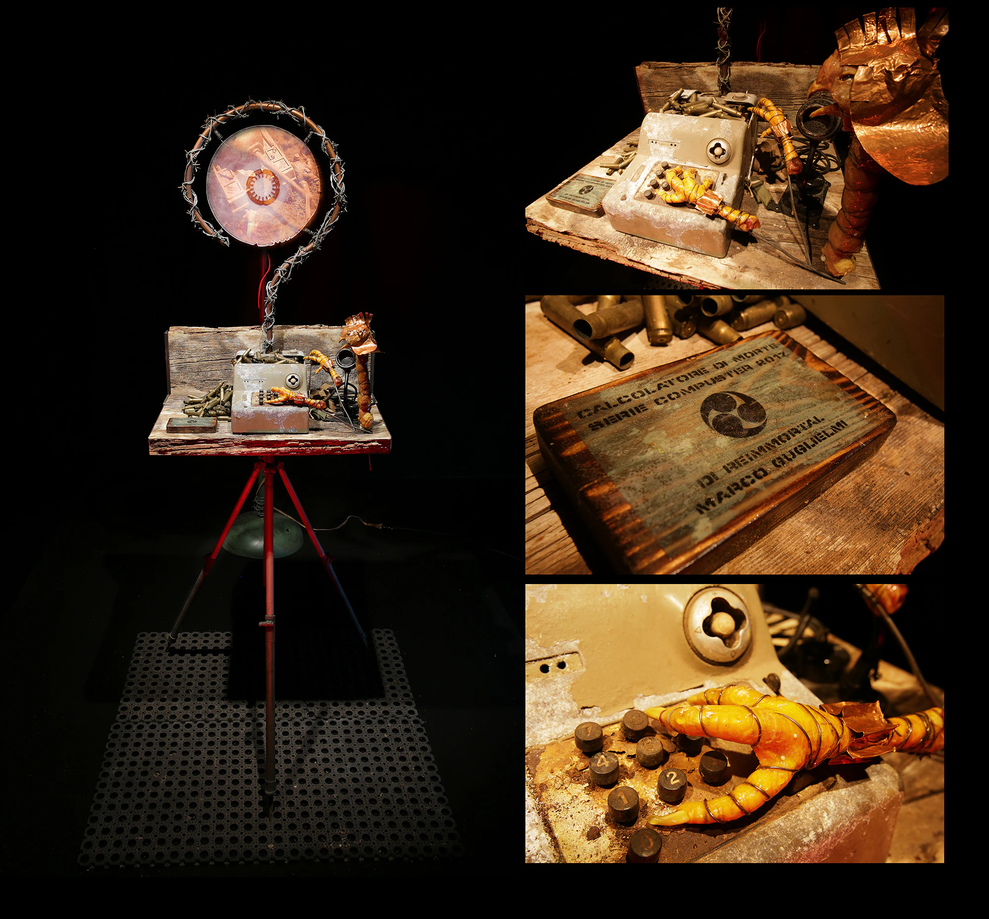 MARCO GUGLIELMI, "Calcolatore di Morte" (ComPUSter n.03) by 11[HH] Art Gallery...