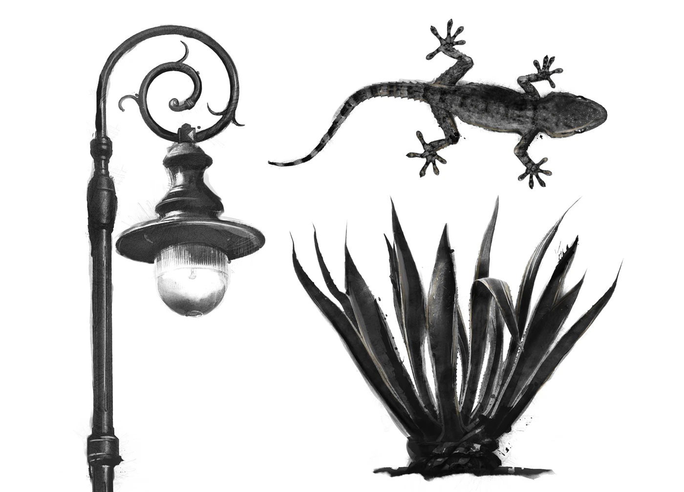 Noches de Palacio - illustrations by Marcos Morales...