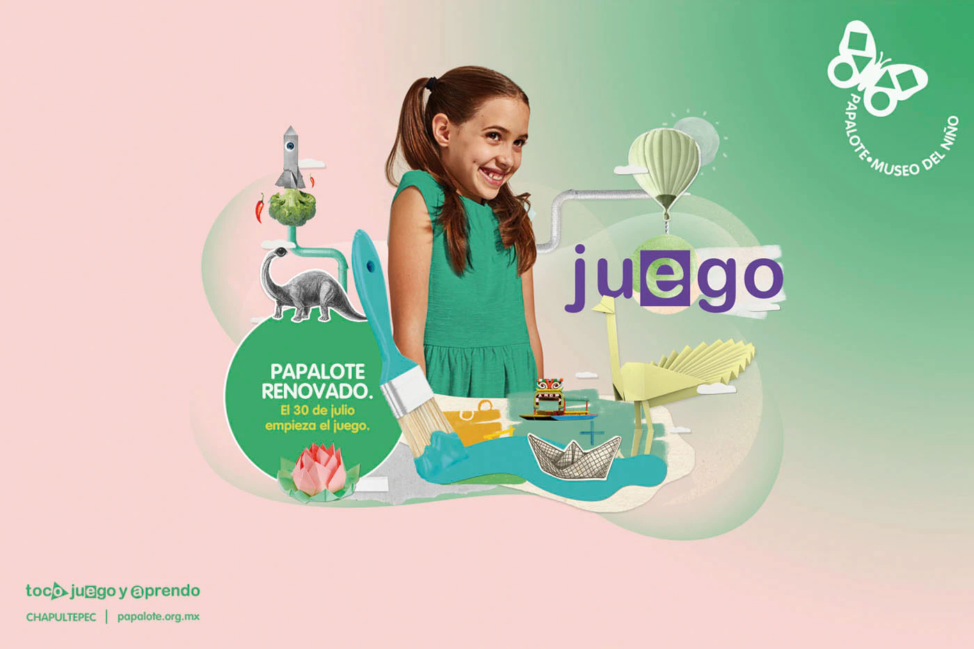 MUSEO PAPALOTE DIGITAL COLLAGES CAMPAIGN by Marcos Morales...
