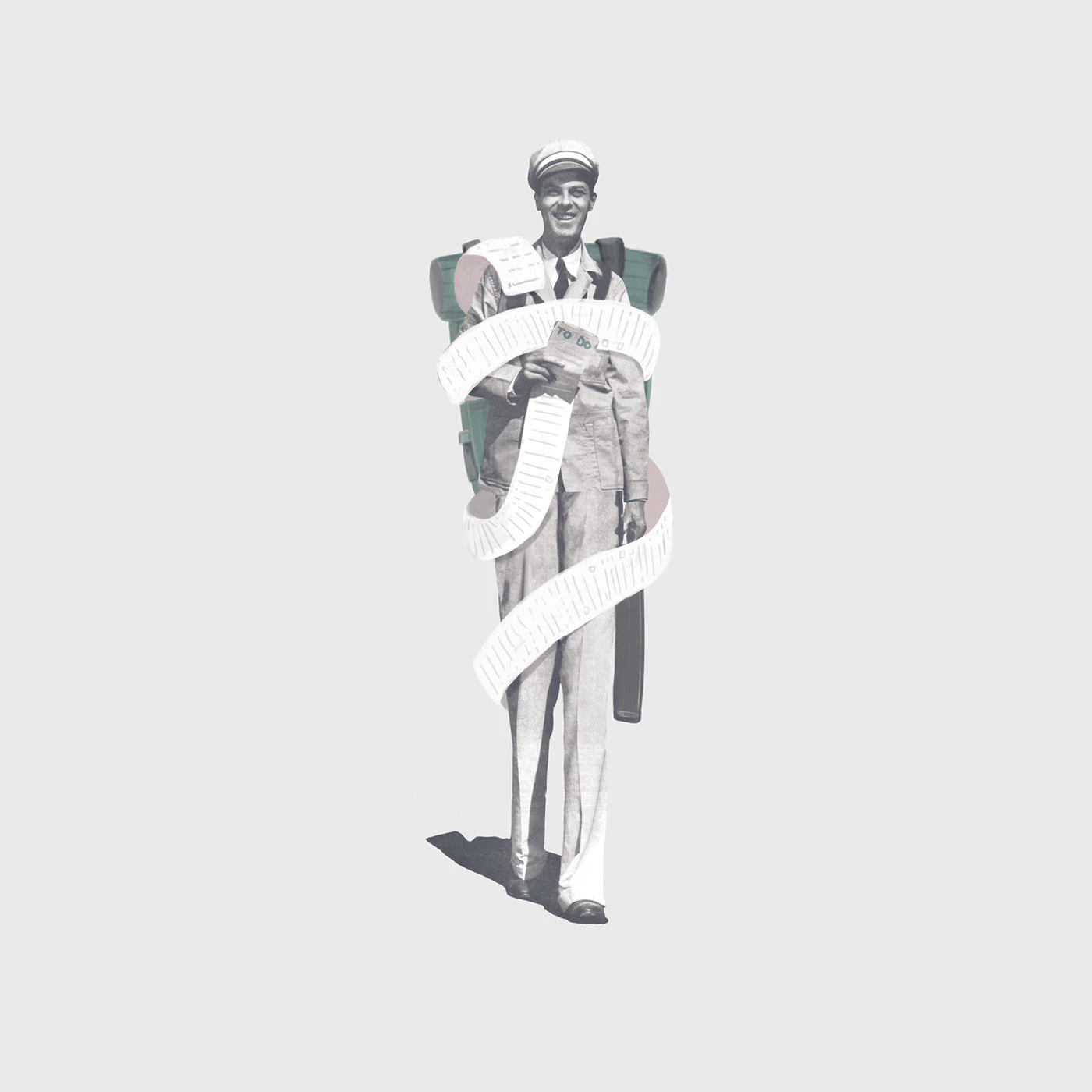 Digital collage illustrations by Marcos Morales...