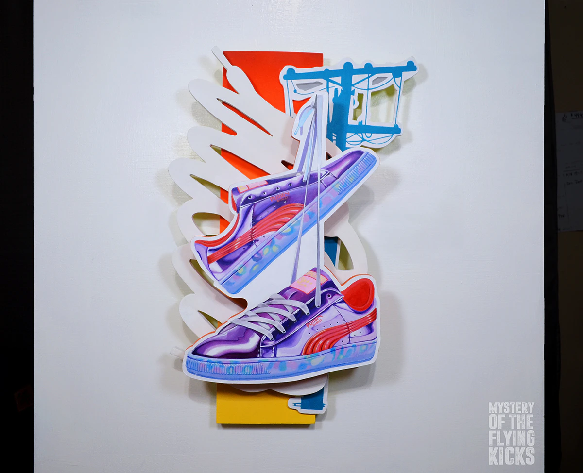 Mystery of the Flying Kicks Fine Art by Rapheal Crump...