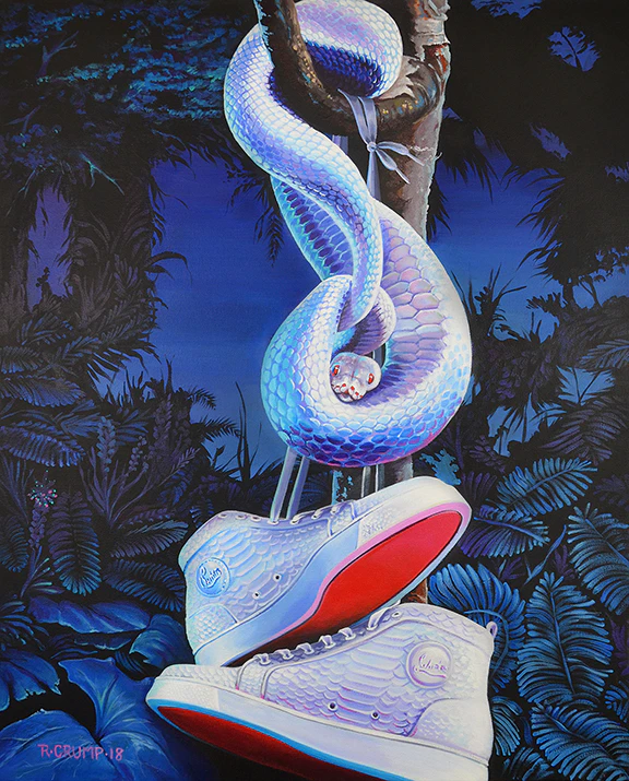 Mystery of the Flying Kicks Fine Art by Rapheal Crump...