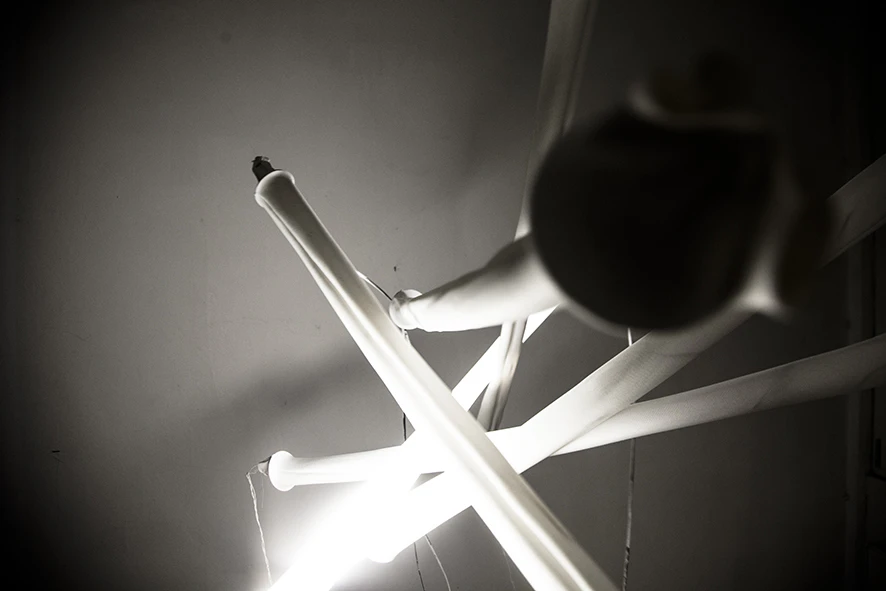 Prototyp II - light sculpture / 2017 by Eitan Rieger...