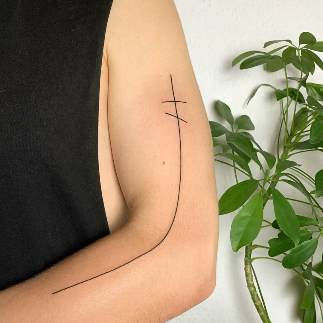 Handpoke Tattoos by ZID VISIONS ( Berlin )