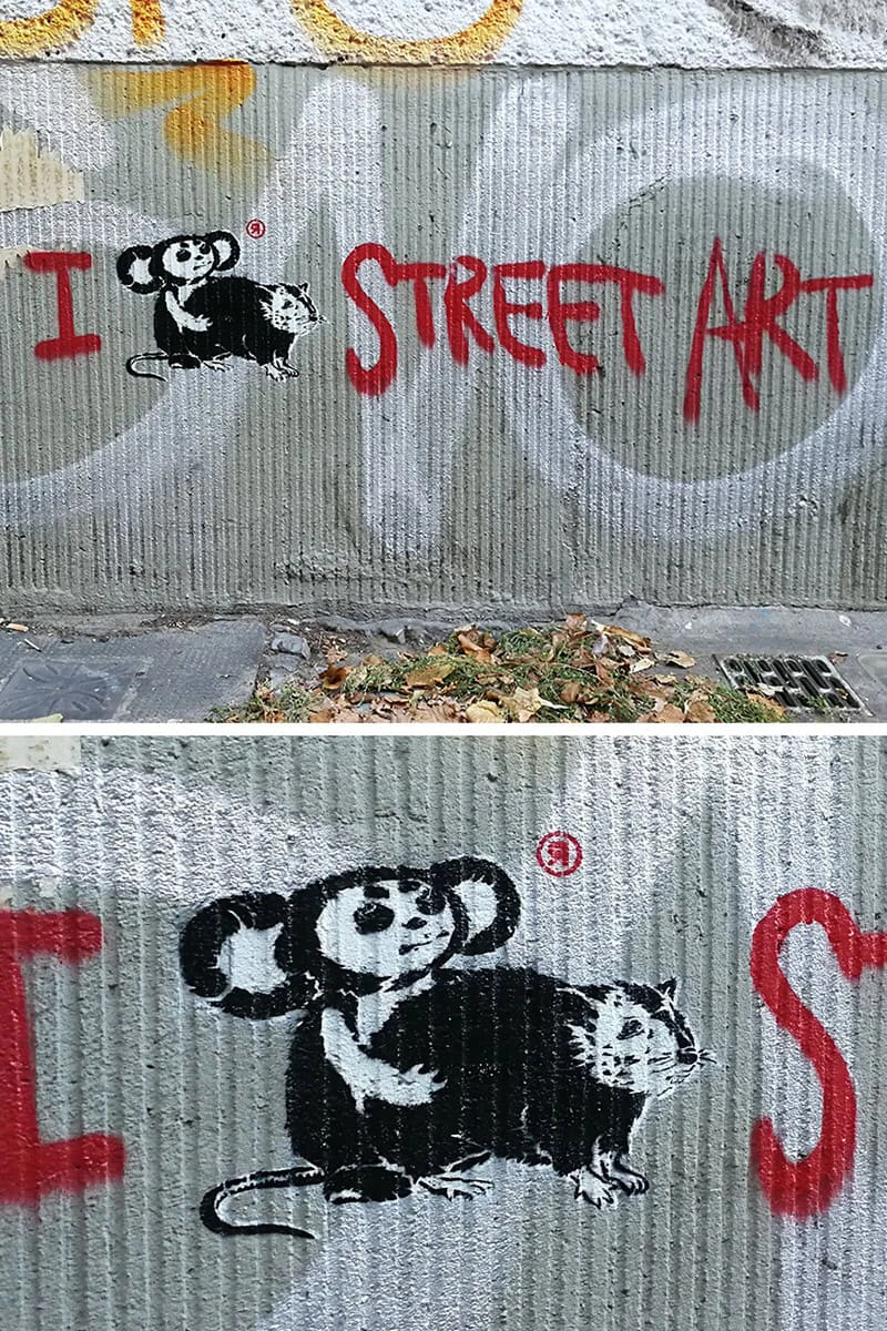 "Loving Art"- Stencil Street Art Series by Ostap by OSTAP (OST.UP)...