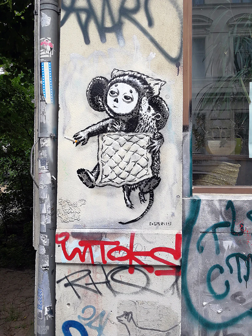 "Loving Art"- Stencil Street Art Series by Ostap by OSTAP (OST.UP)...