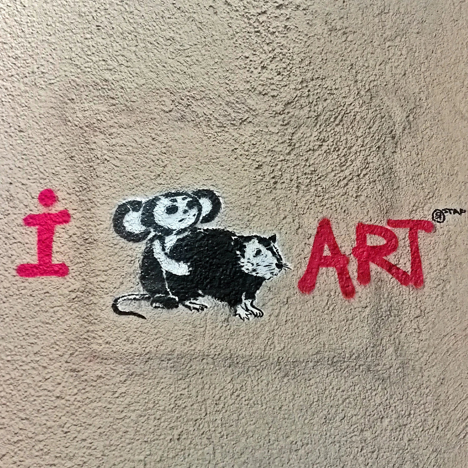 "Loving Art"- Stencil Street Art Series by Ostap by OSTAP (OST.UP)...