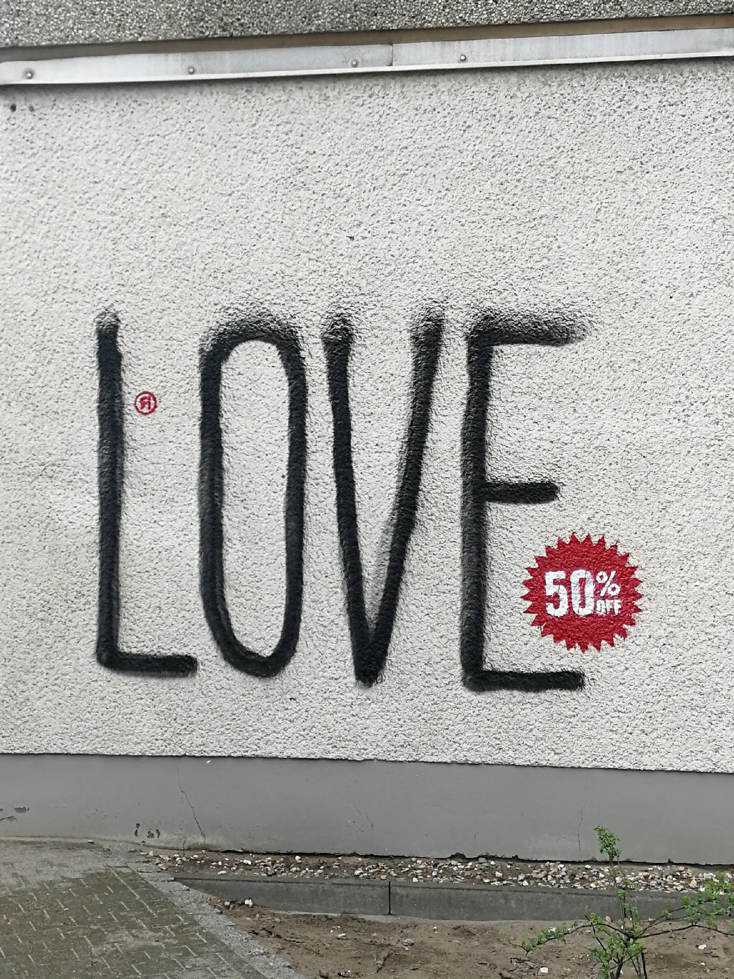 Discount on love - Graffiti art  by OSTAP (OST.UP)...