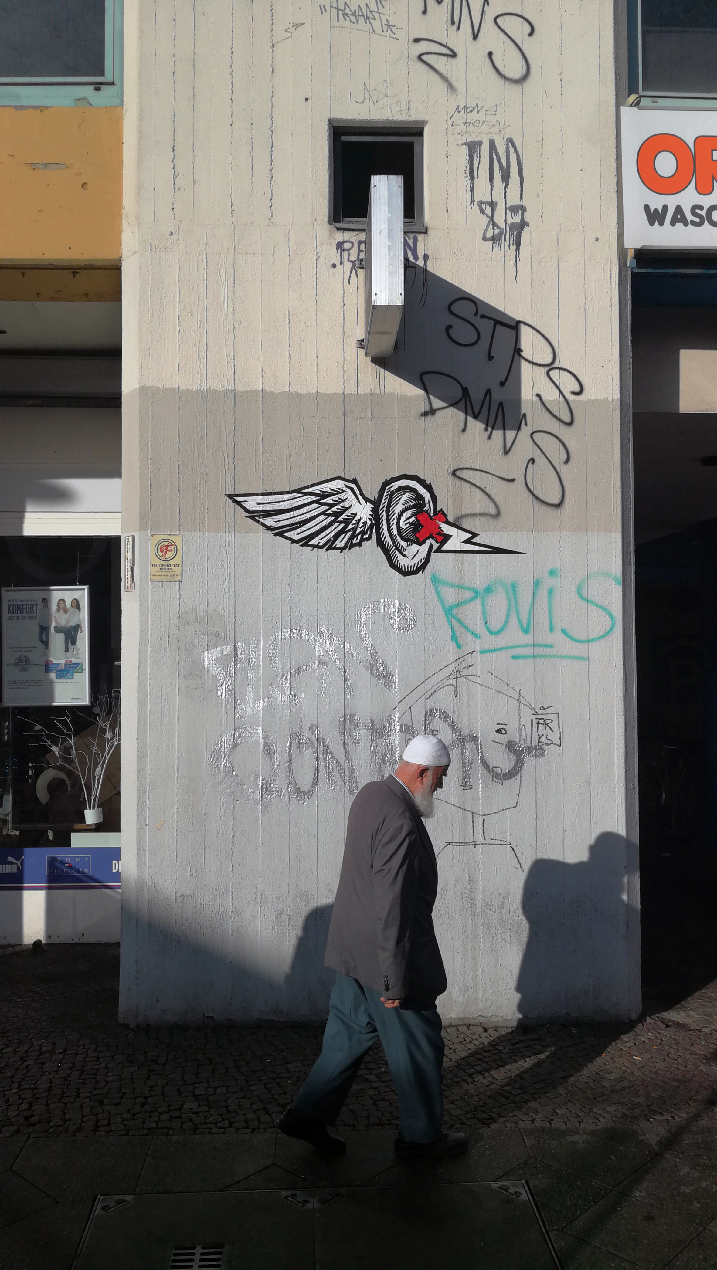 SELFIES (My deaf Ears)- Duct Tape Street Art  by OSTAP (OST.UP)...