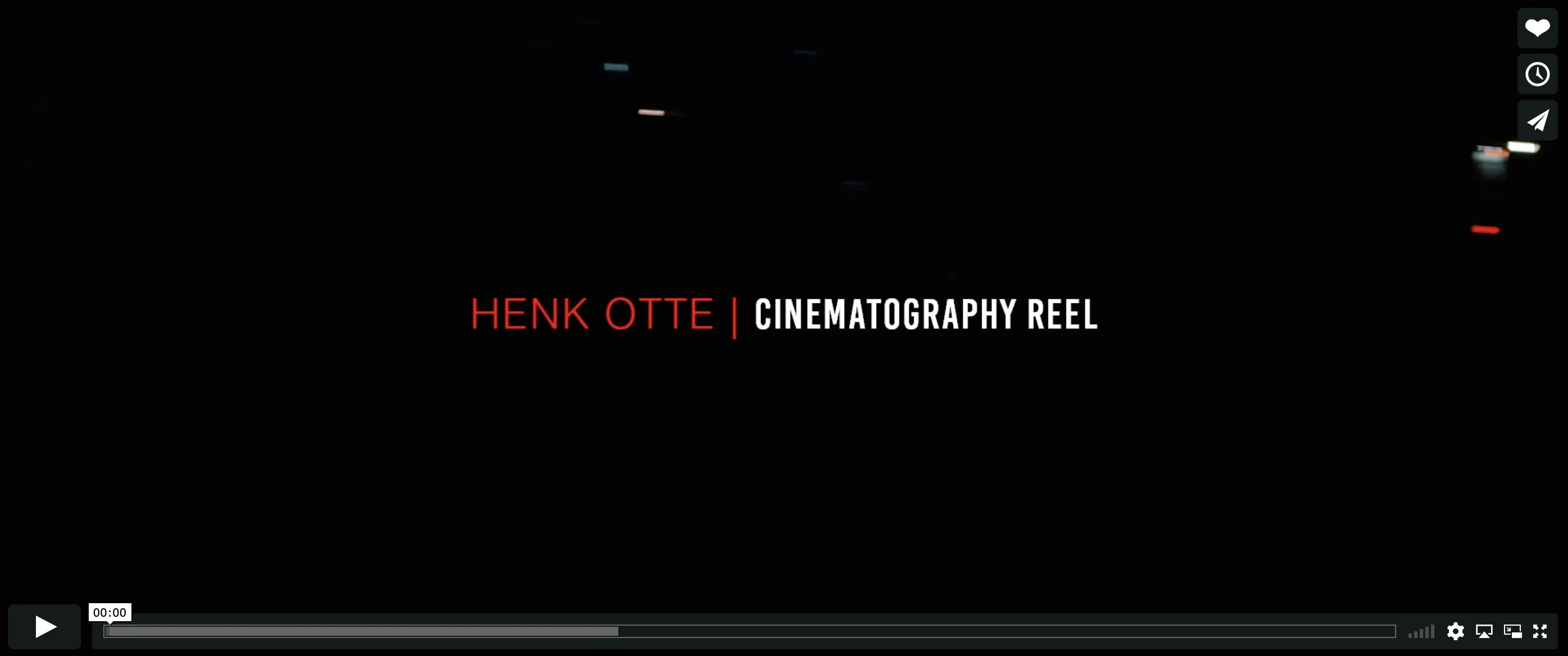 reel: henk otte / cinematographer
