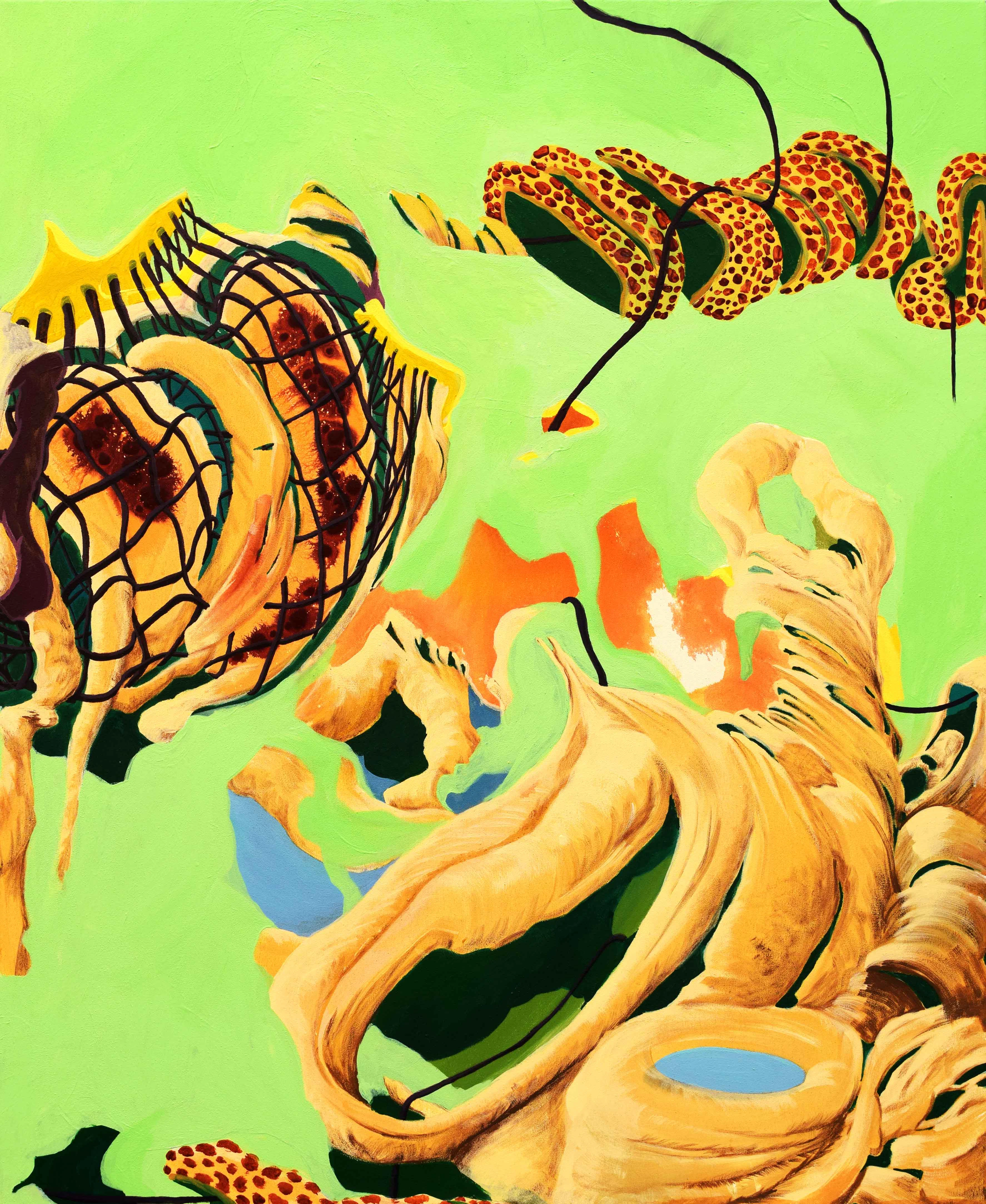 Painting the inverted space by Abie Franklin...