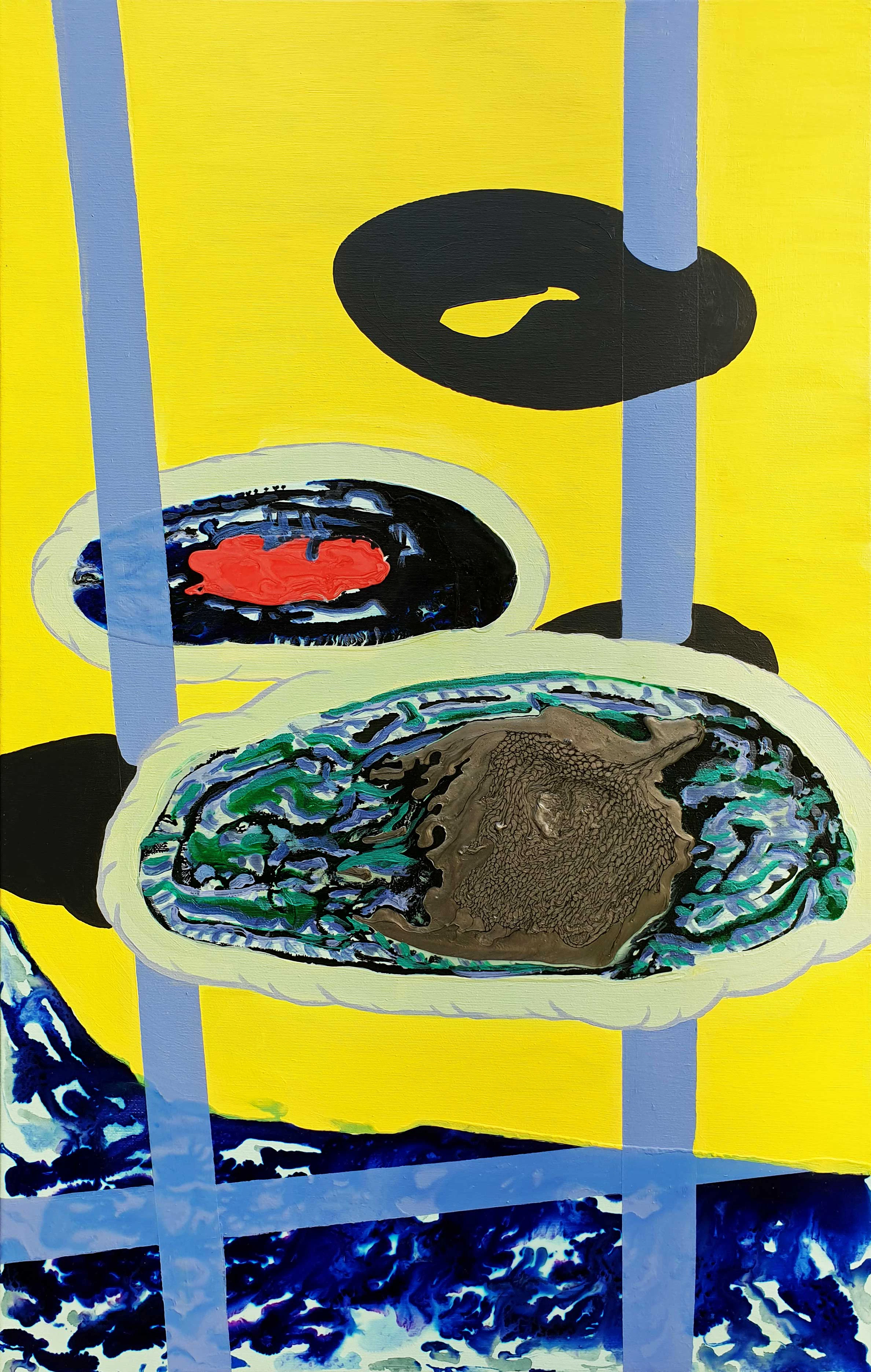 Painting the inverted space by Abie Franklin...