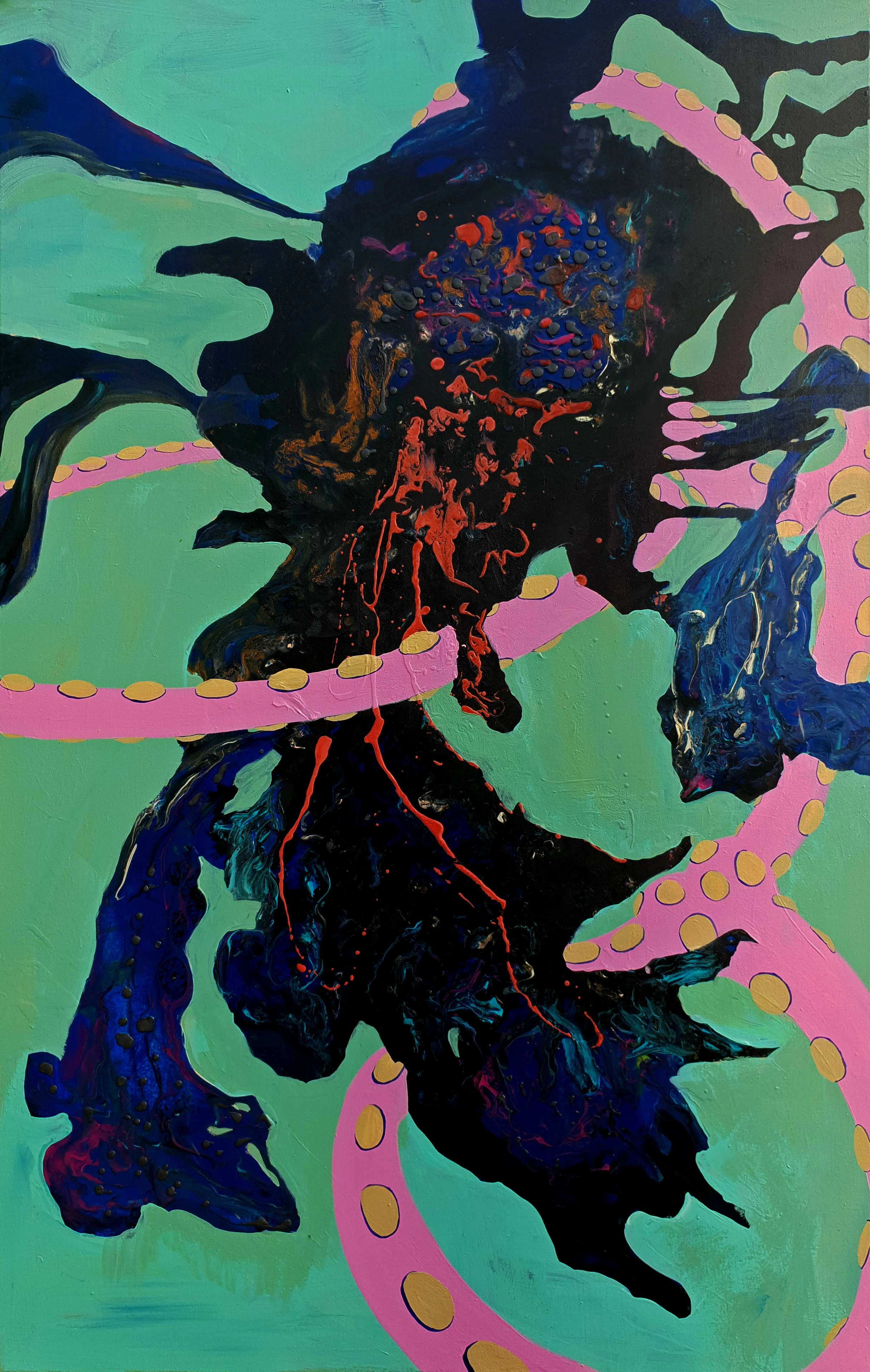 Painting the inverted space by Abie Franklin...