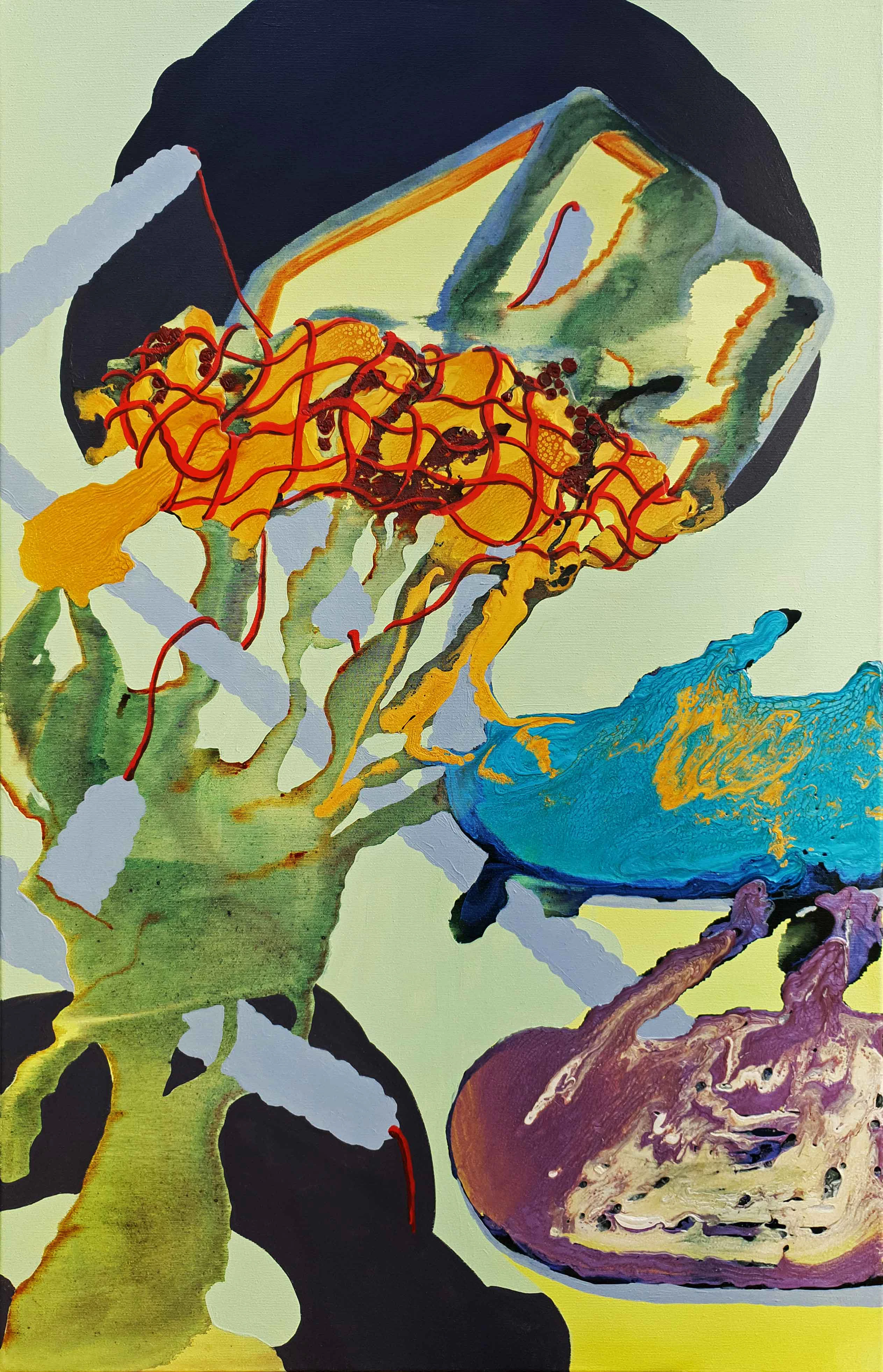 Painting the inverted space by Abie Franklin...