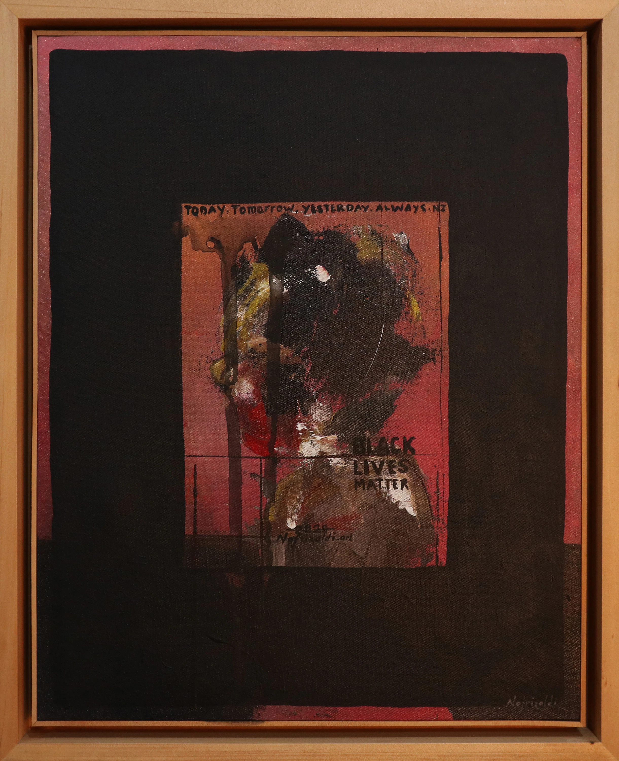 Nofrizaldi-Black Lives Matter-Acrilic on Canvas-40x50cm- 2020