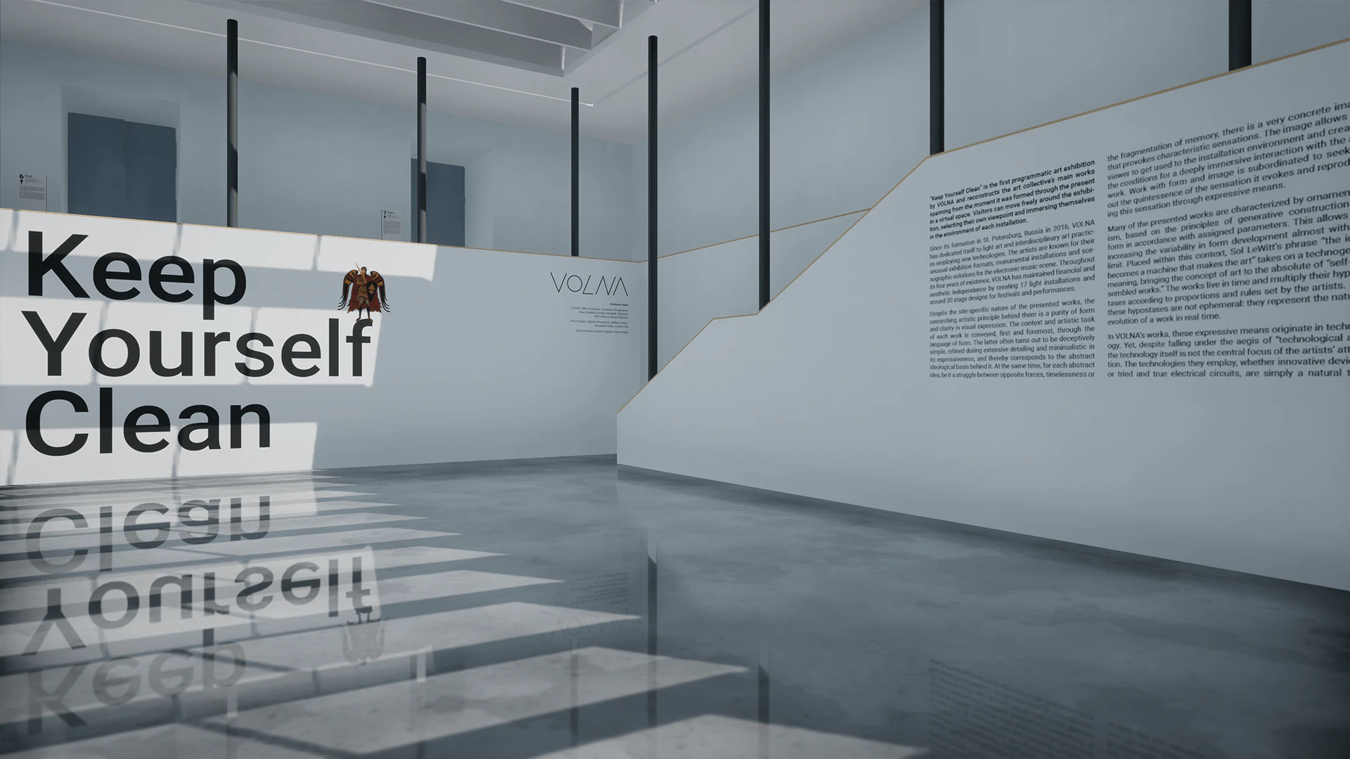 Keep Yourself Clean: the first programmatic exhibition by VOLNА by VOLNA...
