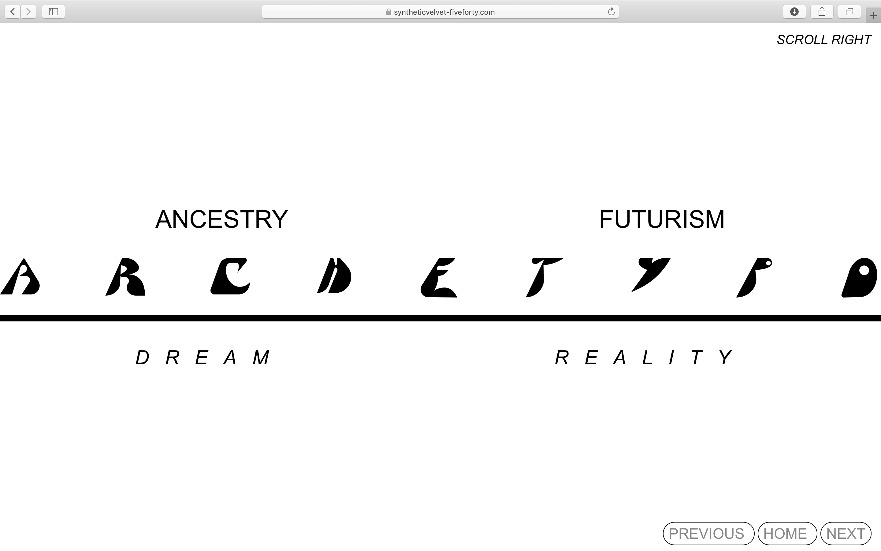 SYNTHETIC VELVET, A DIGITAL LOVE LETTER TO TIME  by Audrey...