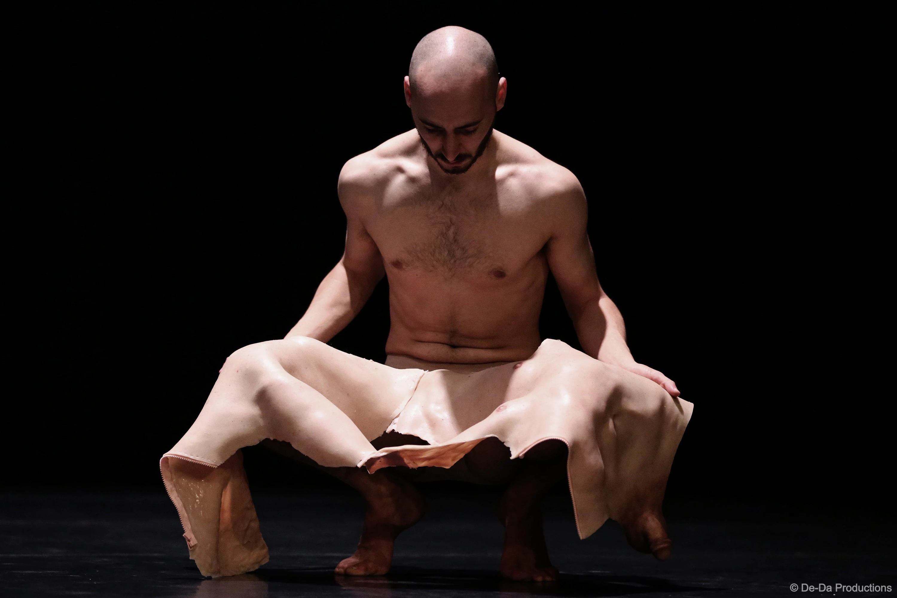 Returning, a collaboration between artist Manuela Benaim and dancer Nitsan Margaliot by Manuela Benaim...