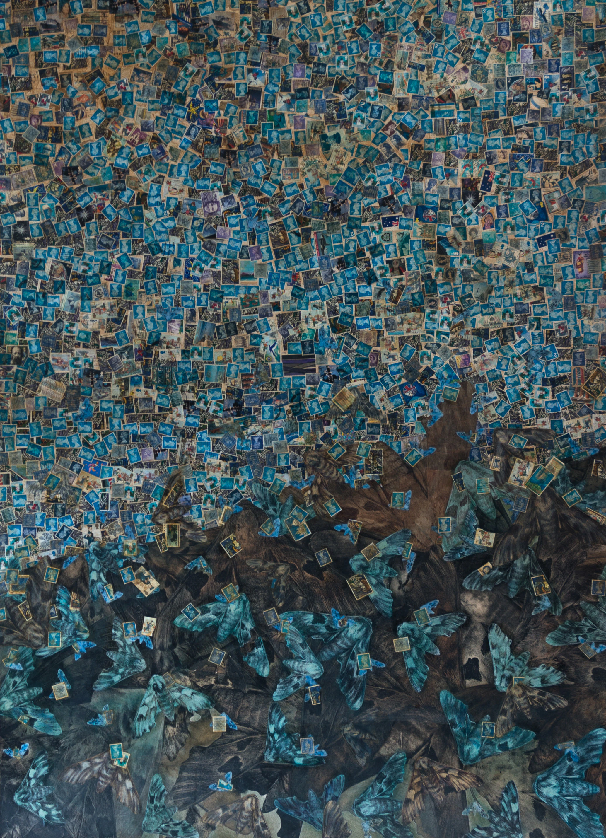 Mixed media artworks by Jakub Pasierkiewicz...