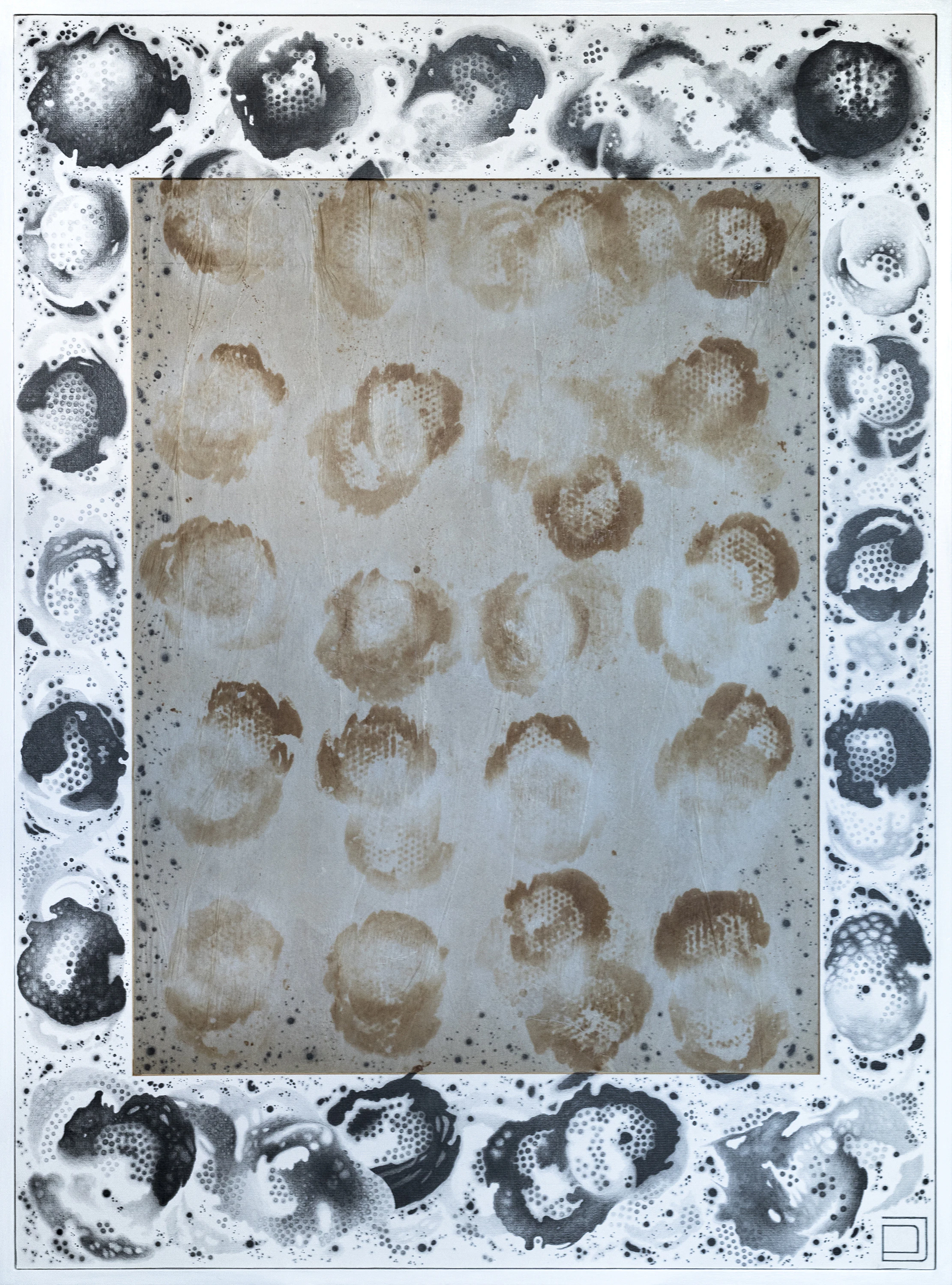 Mixed media artworks by Jakub Pasierkiewicz...