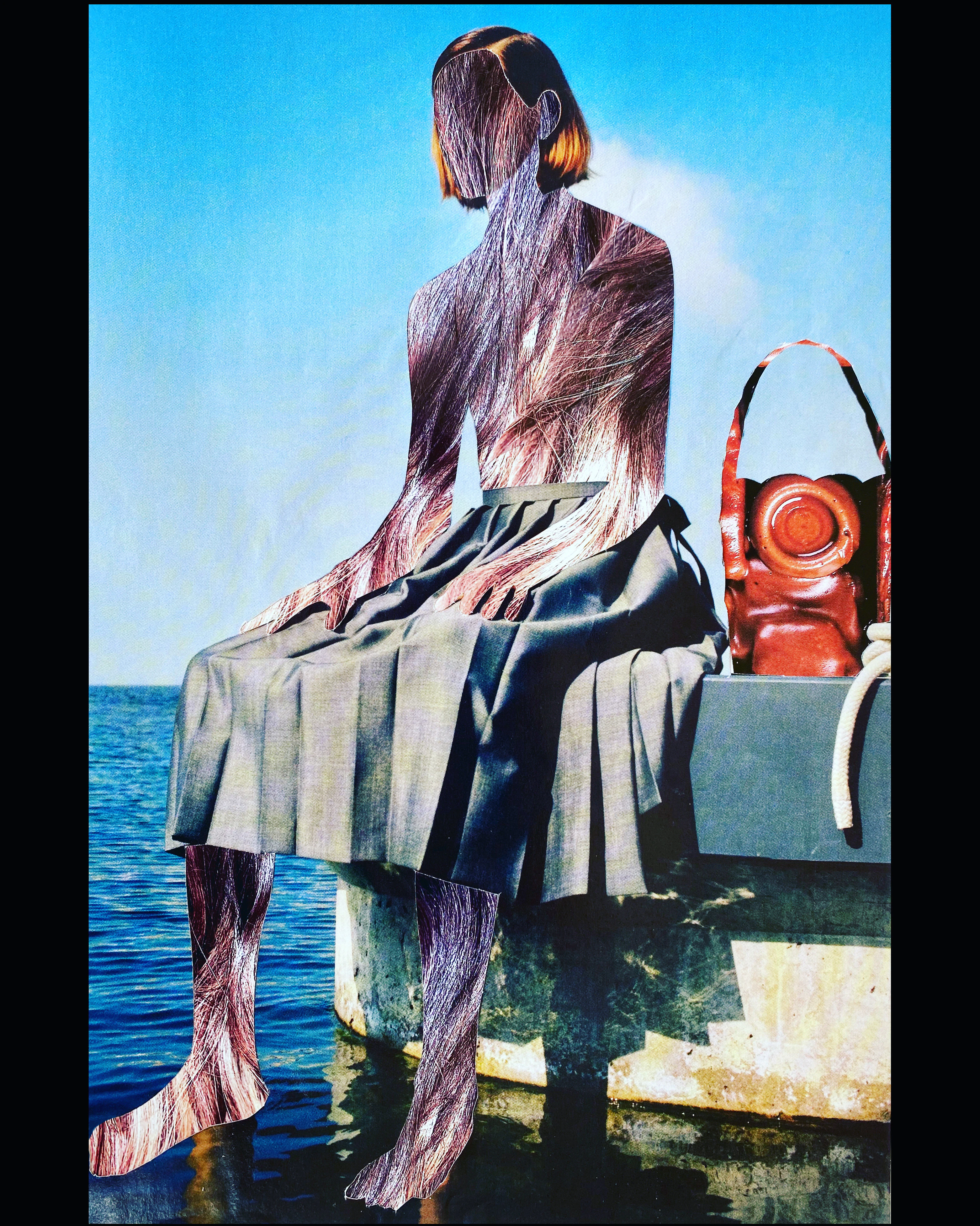 Quarantine Collage Series by Lisa Fielding-Smith...