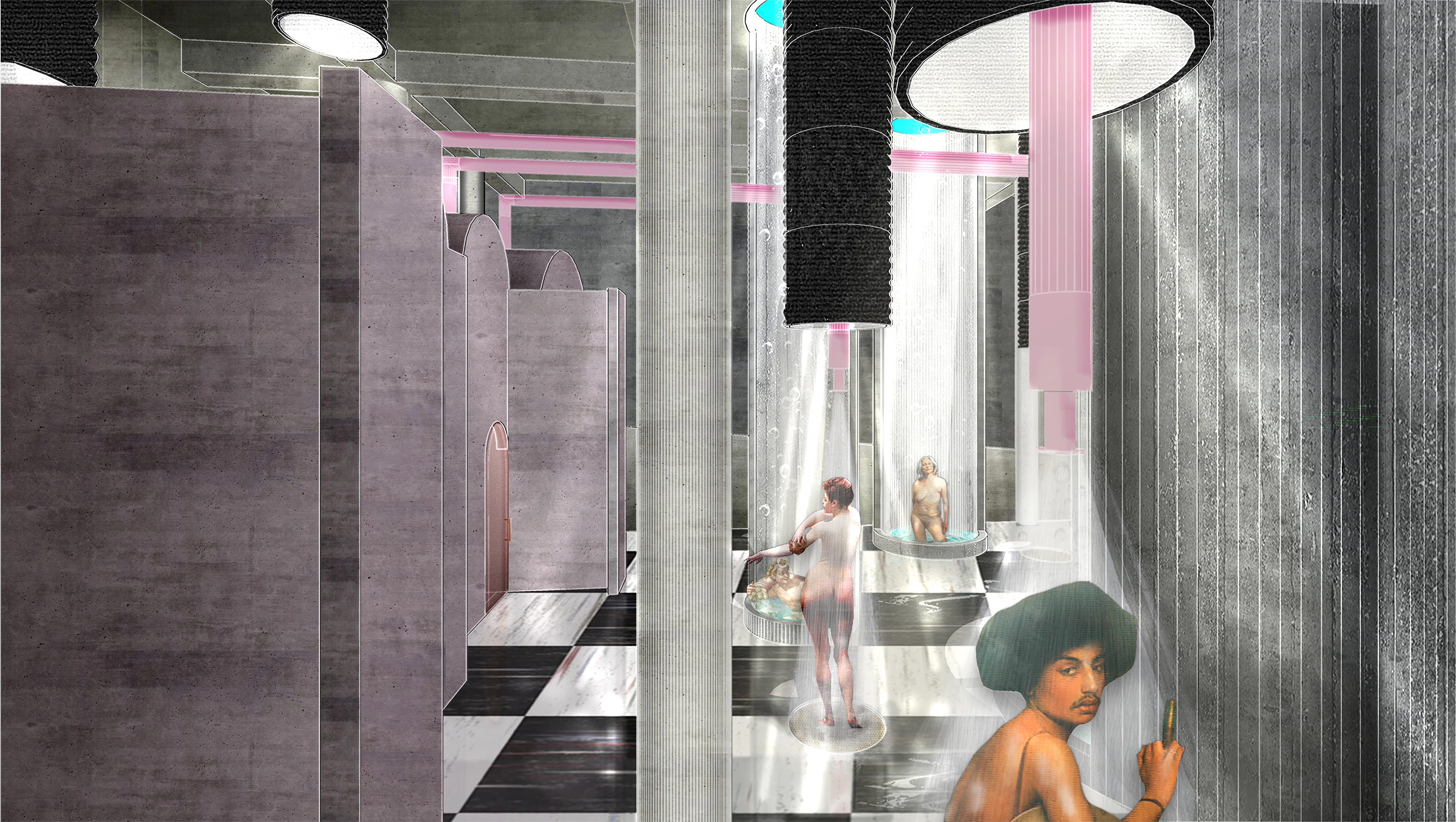 The Baths for Queer Defense and [De]liberation  by Reily J. Calderón Rivera...