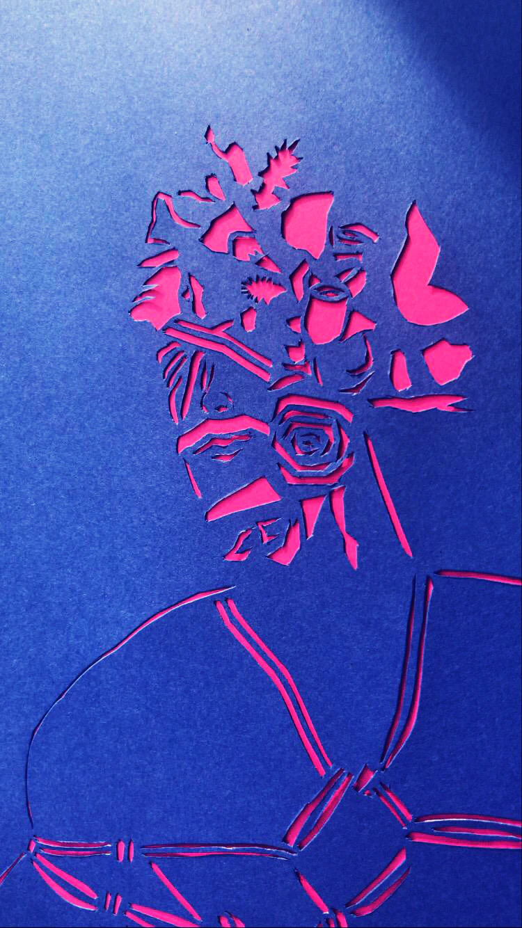 'Blue Bondage' by Ernst van Hoek...