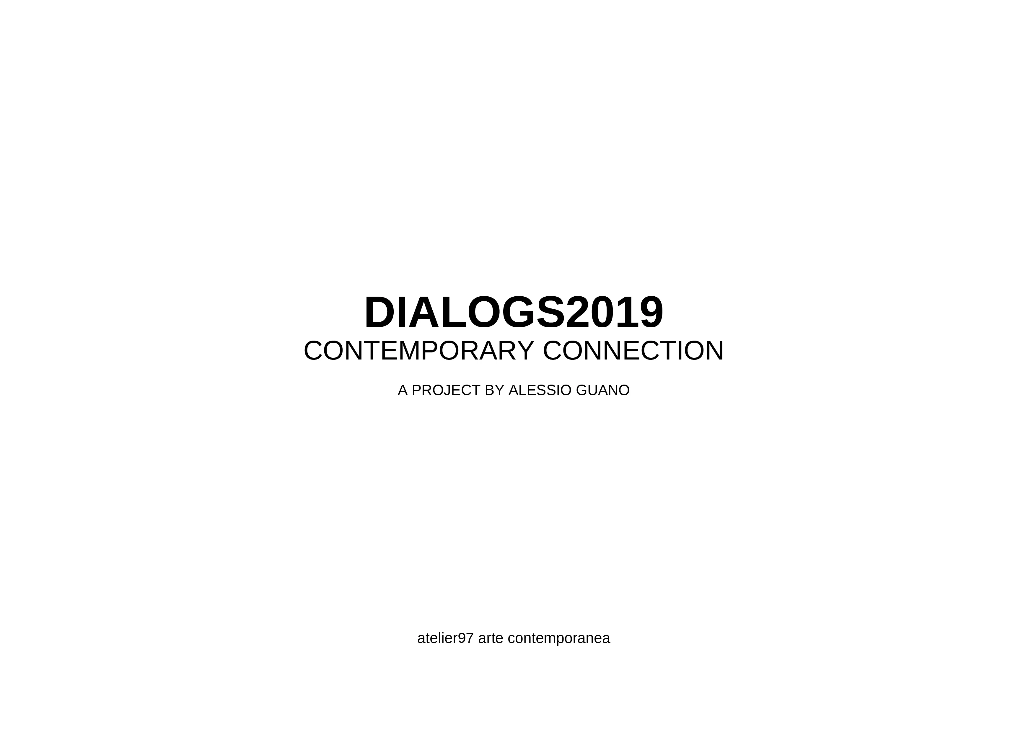 DIALOGS2019 CONTEMPORARY CONNECTION