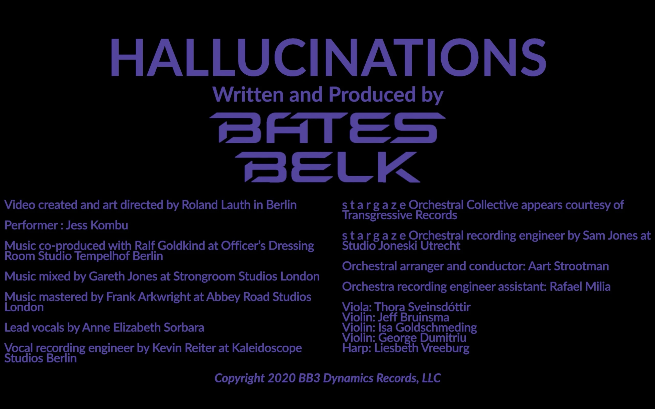"Hallucinations" Music Video by Bates Belk by Bates Belk...