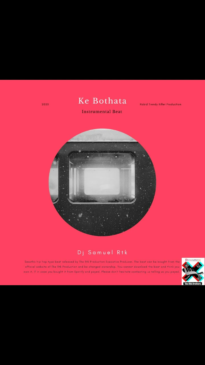 Instrumental RSA hip hop beat. Ke Bothata(I'm a problem) by RTK RECORDS...