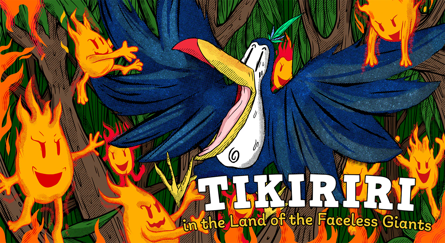 Tikiriri in the Land of Faceless Giants - a picture book enhanced with augmented reality 