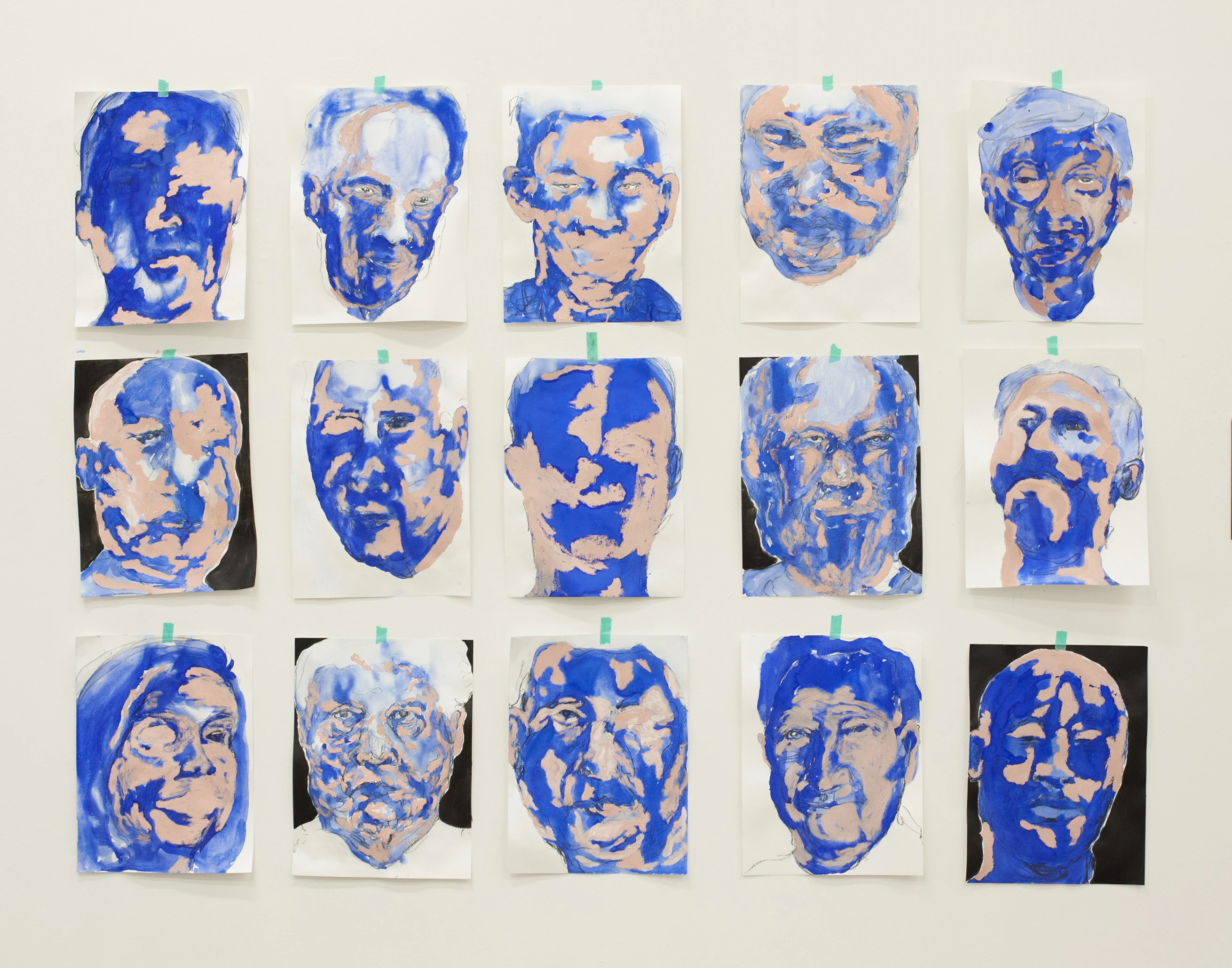 People of Different Race Look Alike in Blue