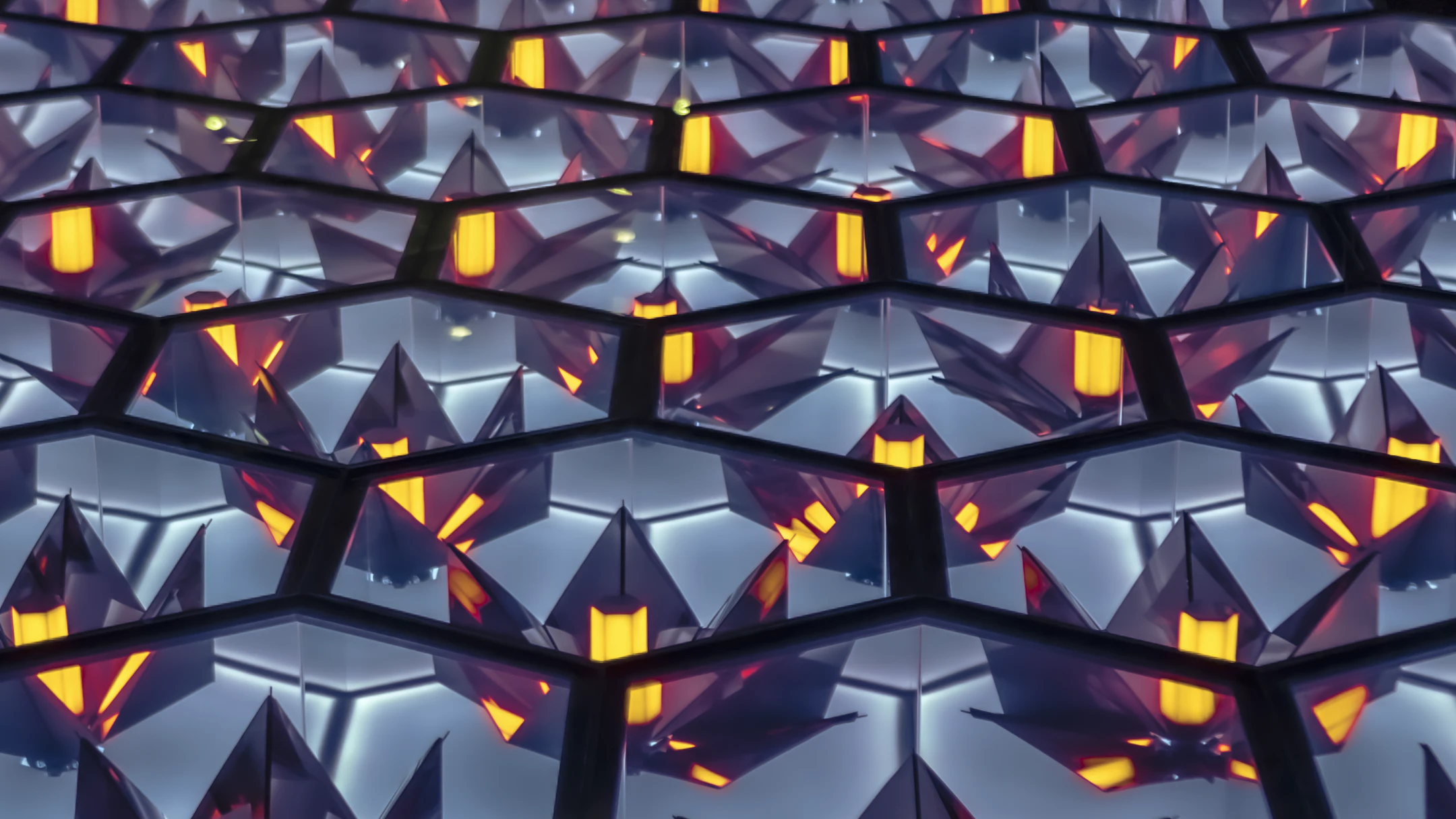 Nymphéas – kinetic light installation by VOLNA by VOLNA...