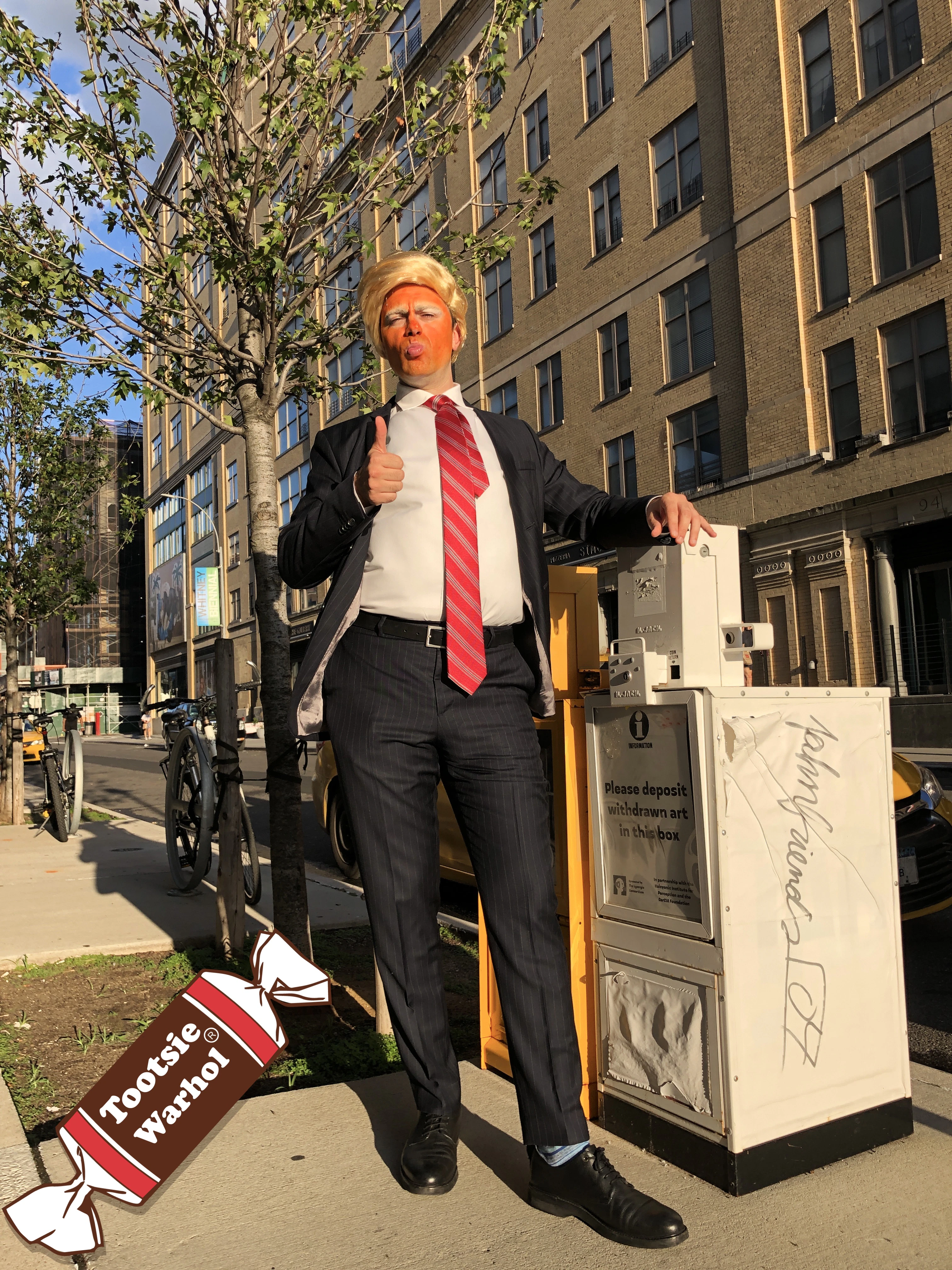 MAKING THE BIENNIAL GREAT AGAIN! (2019) by Tootsie Warhol...