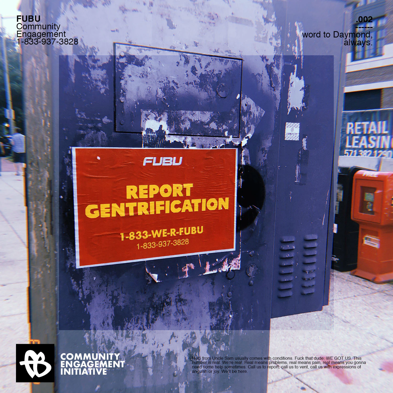 FUBU Wheatpaste Campaign  by Nia Keturah Calhoun...