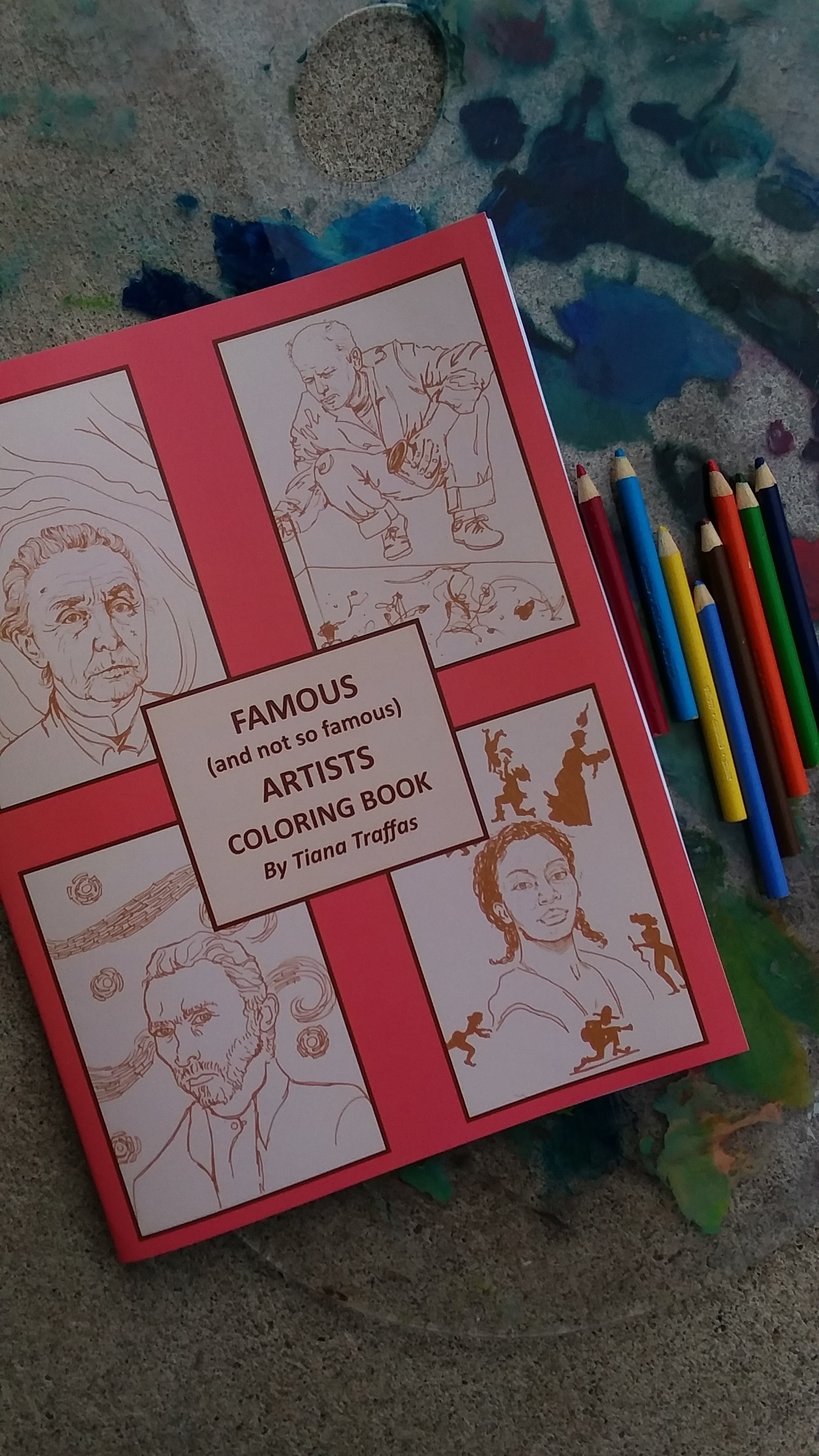 Download Famous And Not So Famous Artists Coloring Book Artconnect