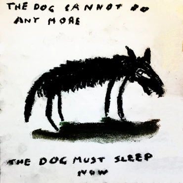 The dog cannot do any more
