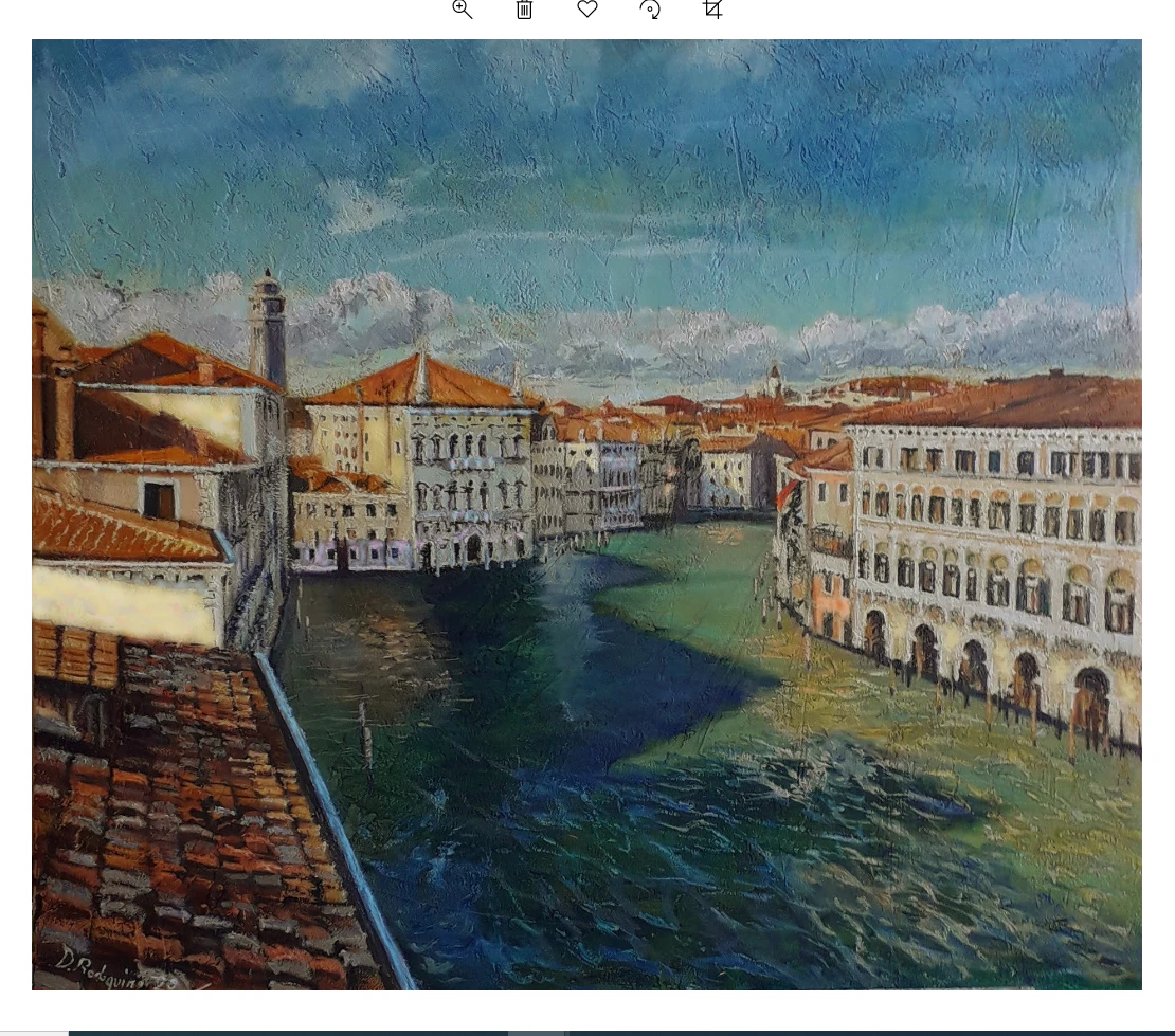 Oil on canvas ; Venezia 2020 , La Solitudine