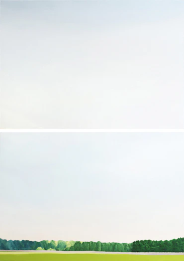 As it is in heaven, 100 × 140 cm, oil on canvas, 2019