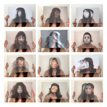 Self-Portrait (Photos as Masks)