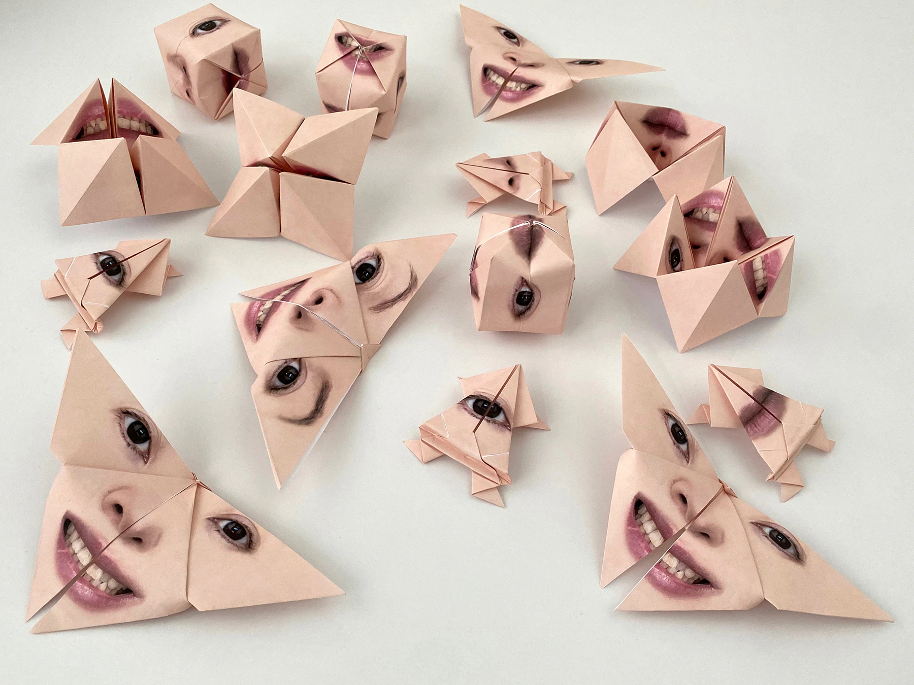 Origami Self-Portraits 