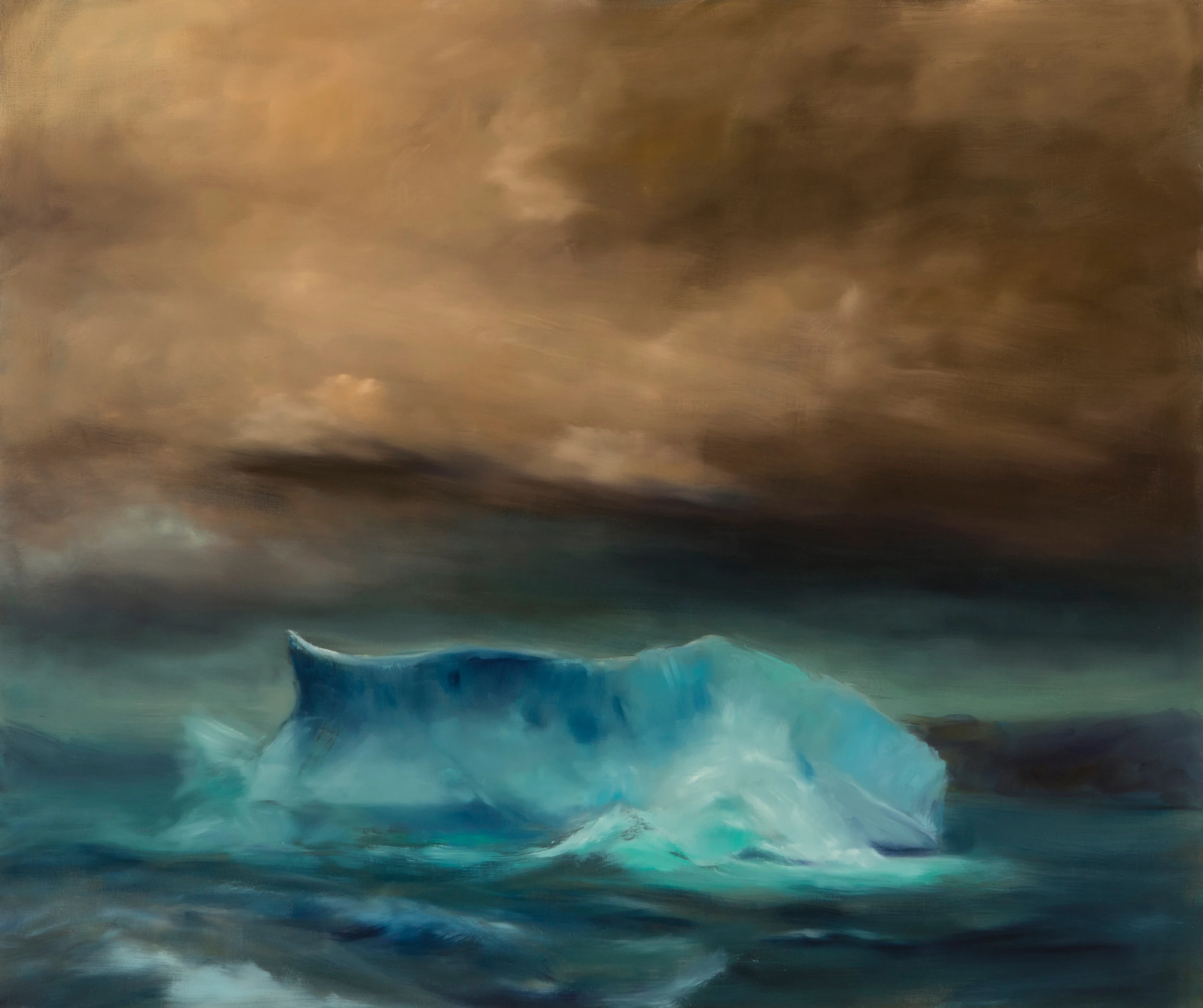 Iceberg in Rough Seas