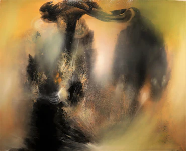 "Genie 2021" 120 x 150 cm Oil on canvas 2021