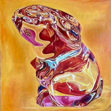 Orange Baccarat Bunny