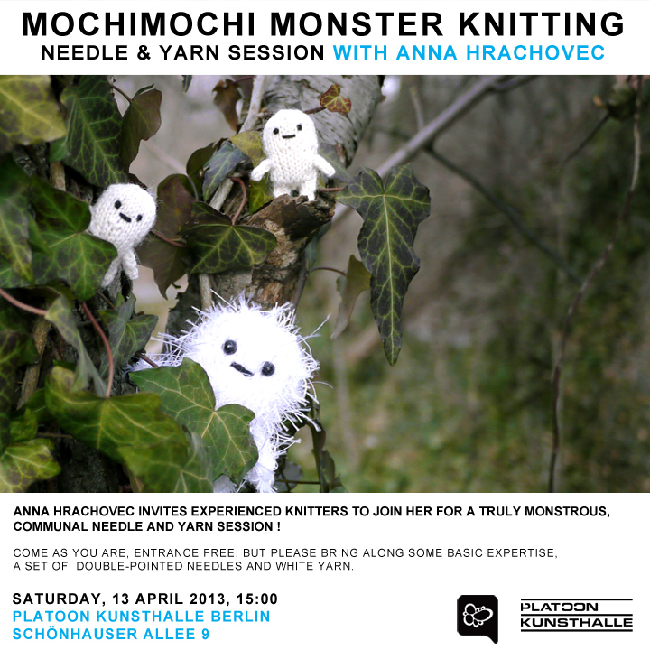 Mochimochi Monster Knitting Session With Anna Hrachovec Artconnect