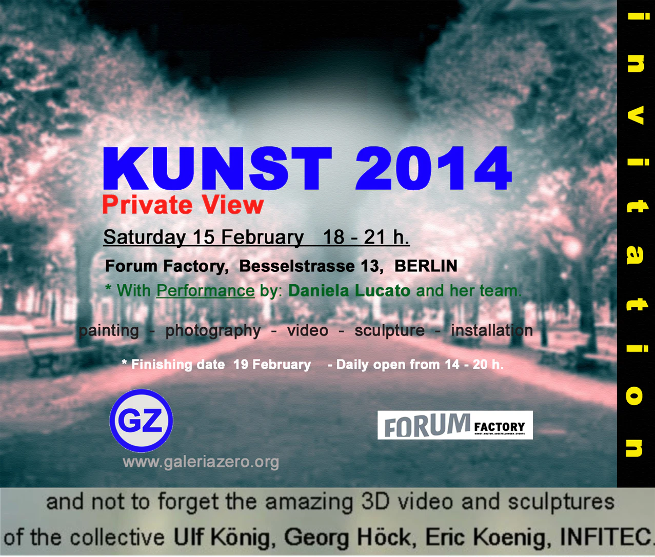 Kunst2014, Forum Factory Berlin
