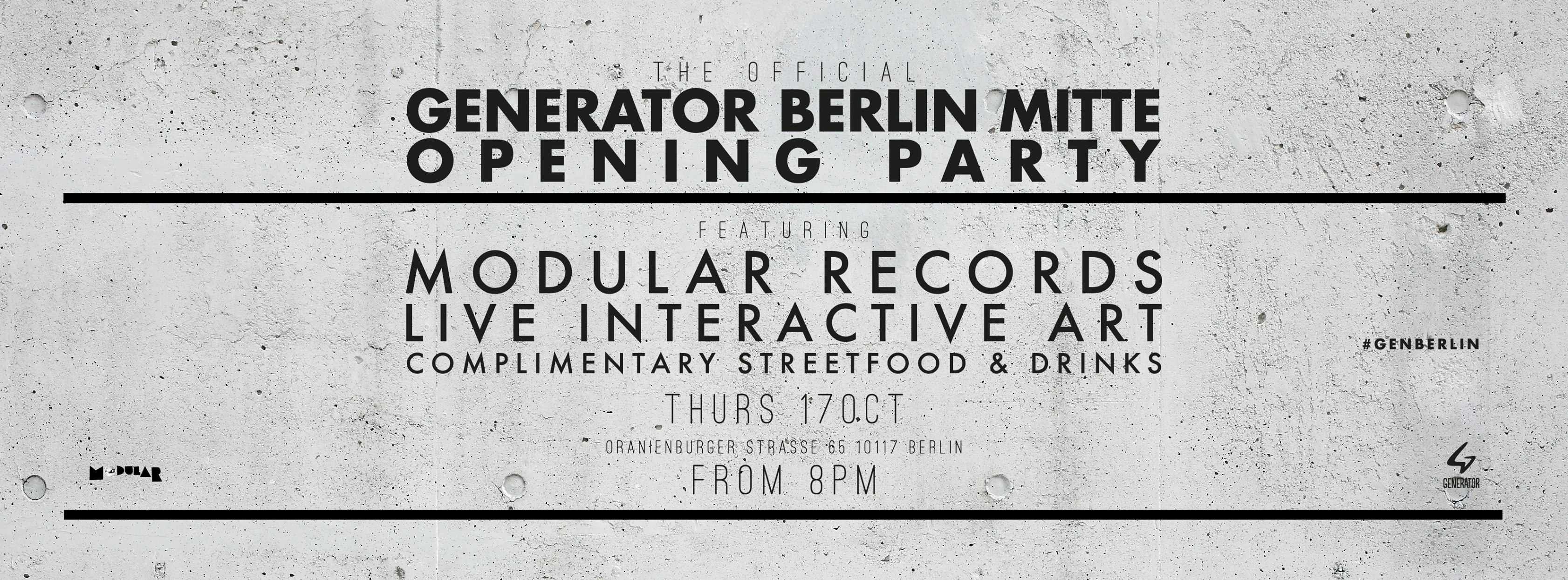 Evolution - Generator Berlin Mitte opening party