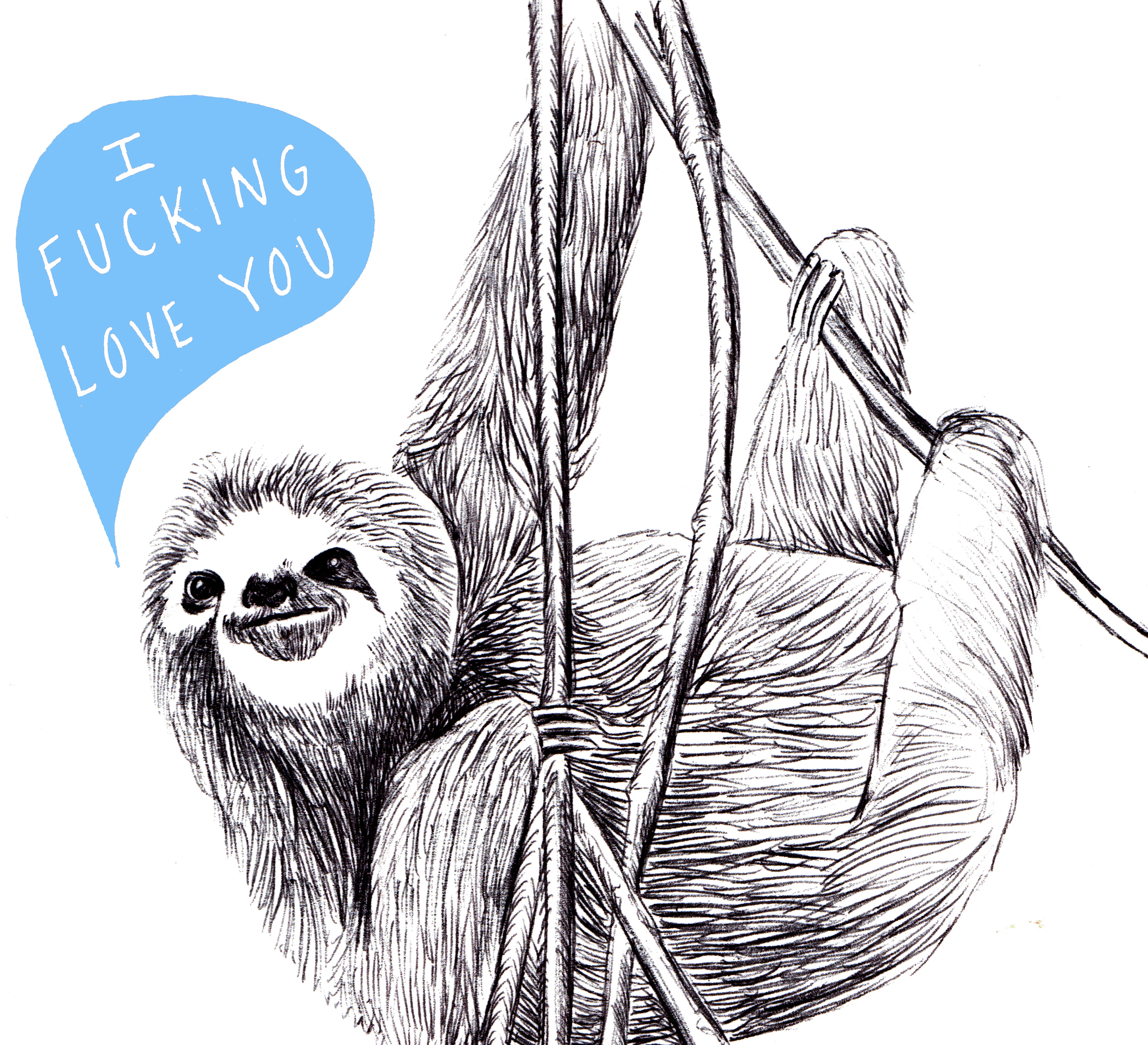sloth fucking loves ya