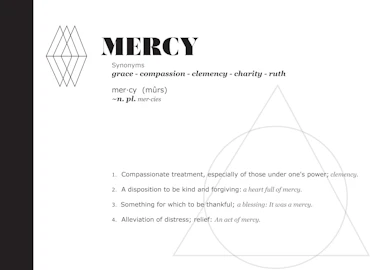The definition of Mercy- 1